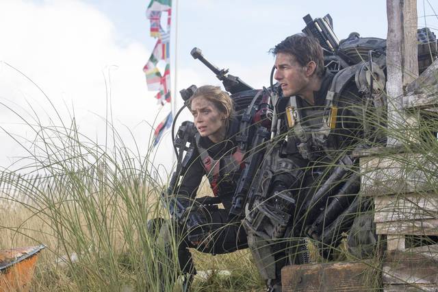 Кадр из фильма "Грань будущего"