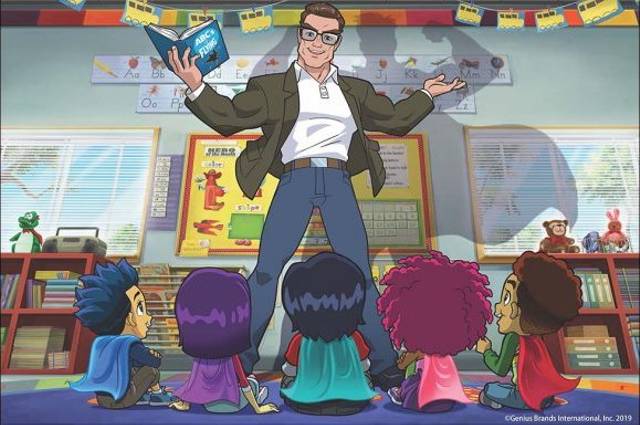 Иллюстрация из комикса "Superhero Kindergarten"