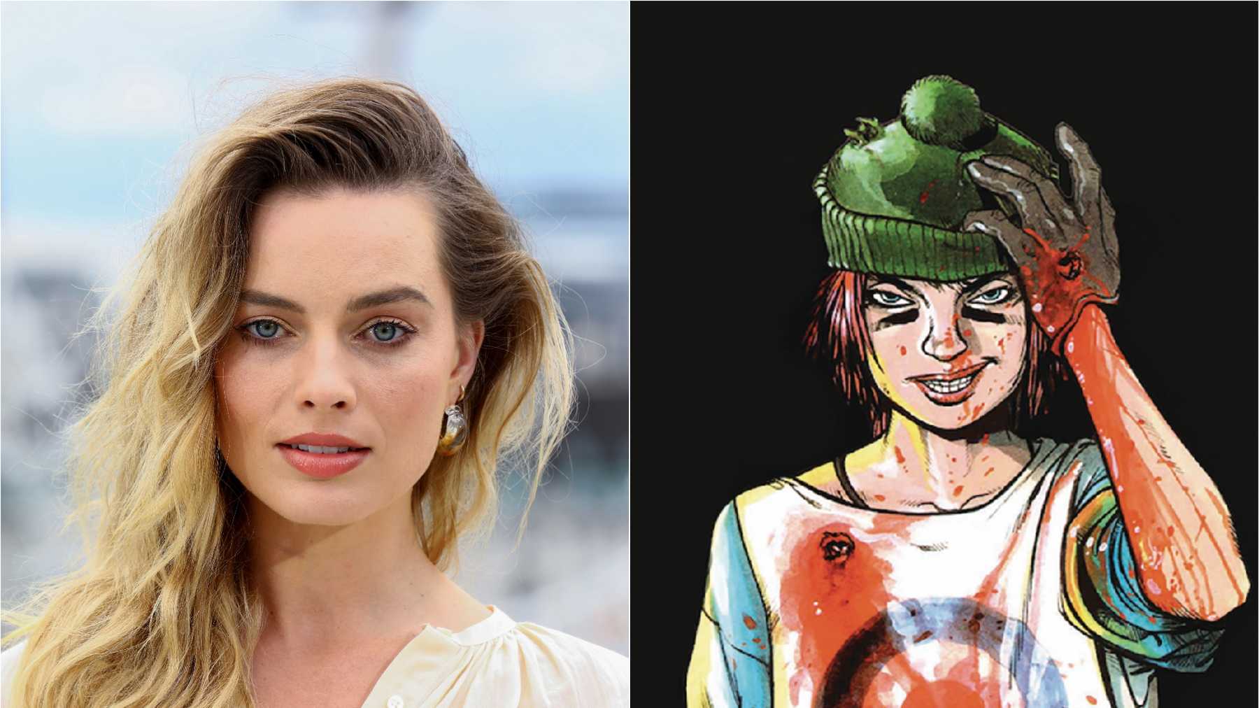 Марго Робби и героиня комиксов Танкистка