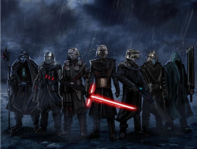 Иллюстрация с изображением Рыцарей Рен