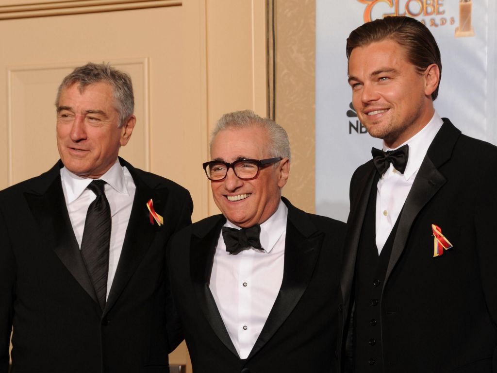 Роберт Де Ниро, Мартин Скорсезе и Леонардо ДиКаприо