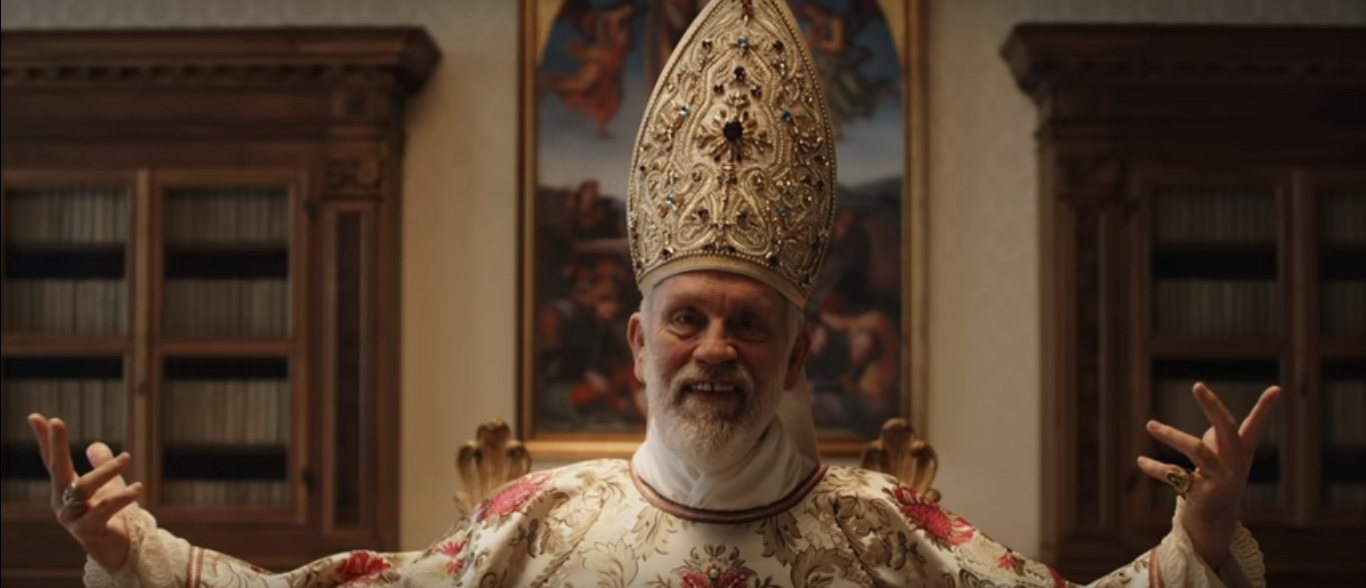 Скриншот из трейлера сериала "Новый Папа"