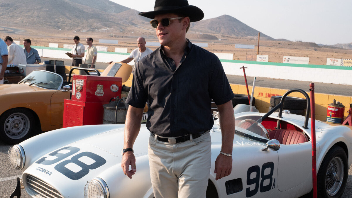 Мэтт Дэймон в фильме "Аутсайдеры" ("Форд против Феррари")