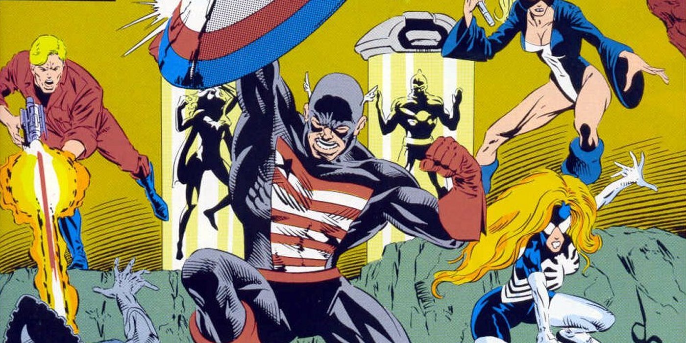 Супергерой по имени Агент США на страницах комиксов 