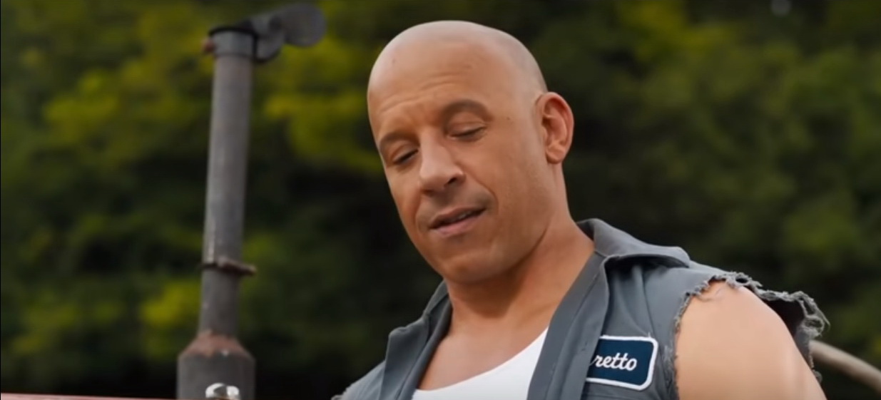 Скриншот из тизера девятого "Форсажа"