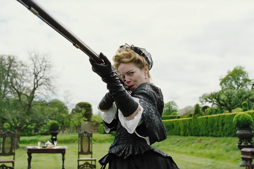 Эмма Стоун в фильме "Фаворитка"