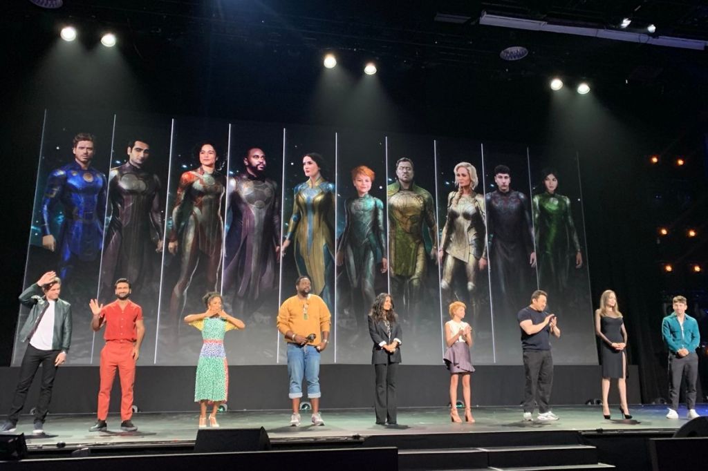 Персонажи и актеры кинокомикса "Вечные"