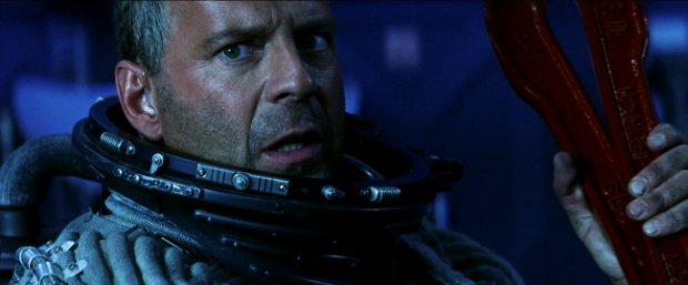 Брюс Уиллис в фильме "Армагеддон"