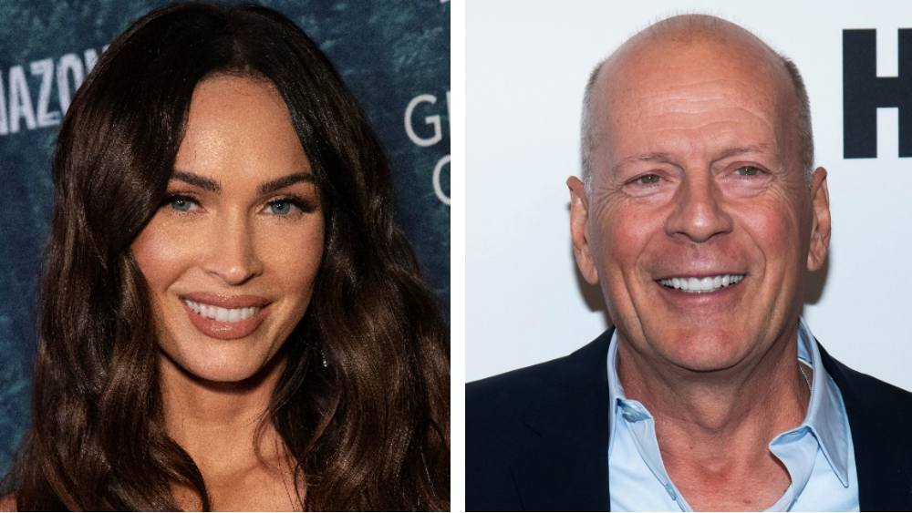 Меган Фокс и Брюс Уиллис