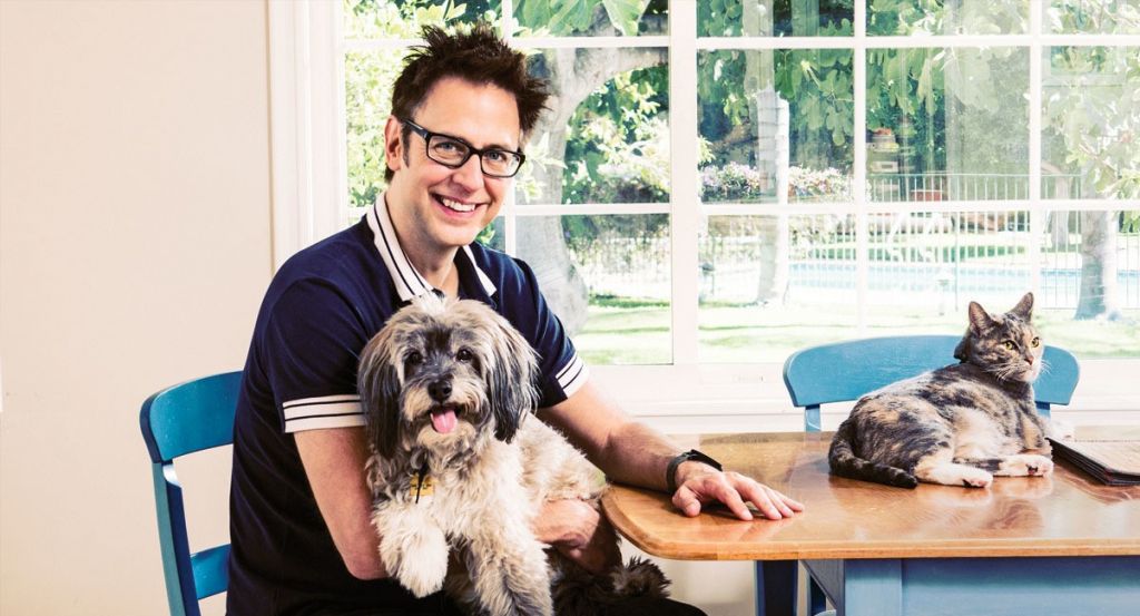 Джеймс Ганн и его домашние питомцы