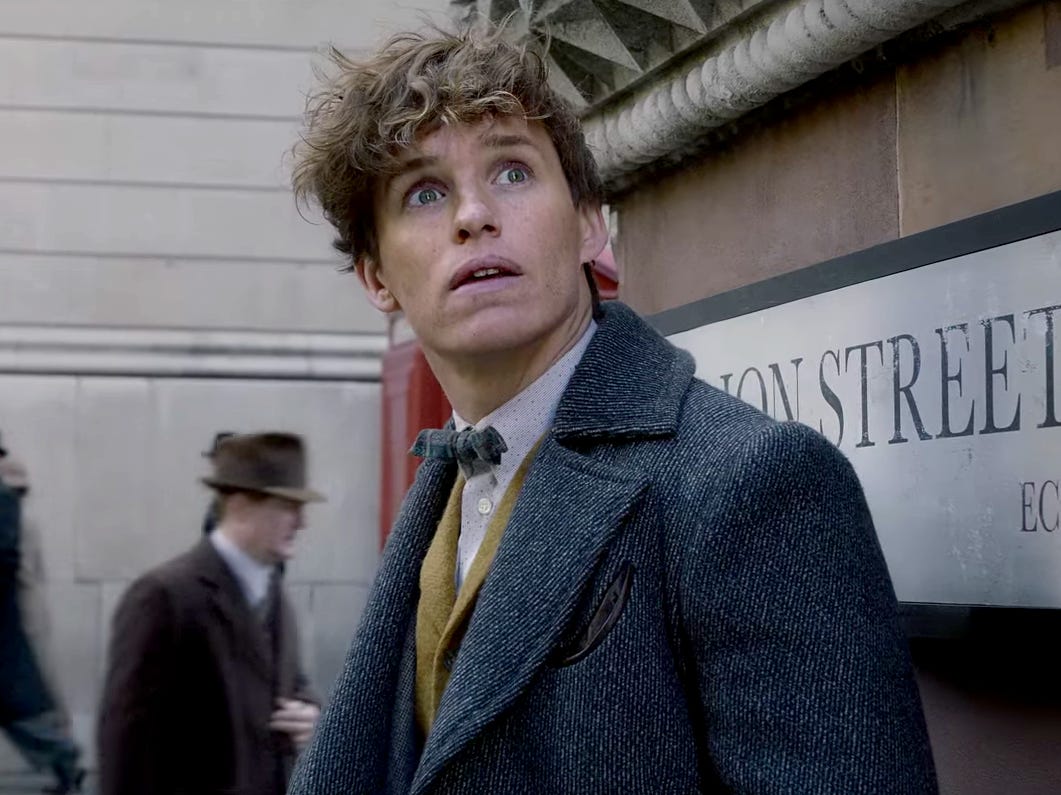 Эдди Редмэйн в образе Ньюта Скамандера