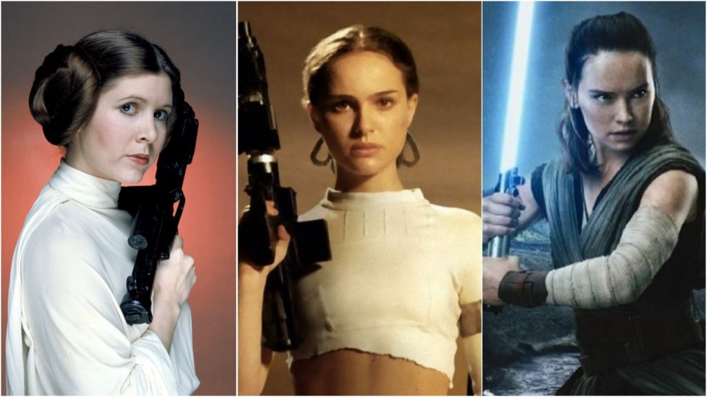 Главные женские персонажи франшизы "Звездные войны"