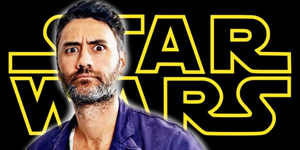 Тайка Вайтити и логотип "Звездных войн"