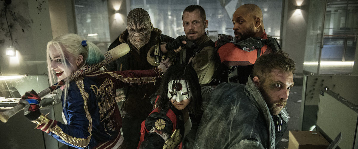 Главные герои фильма "Отряд самоубийц"