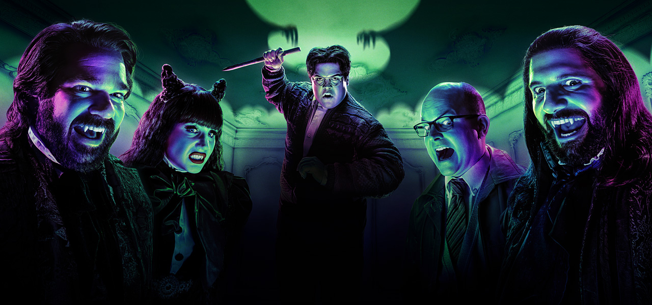 Один из постеров сериала "Чем мы заняты в тени"