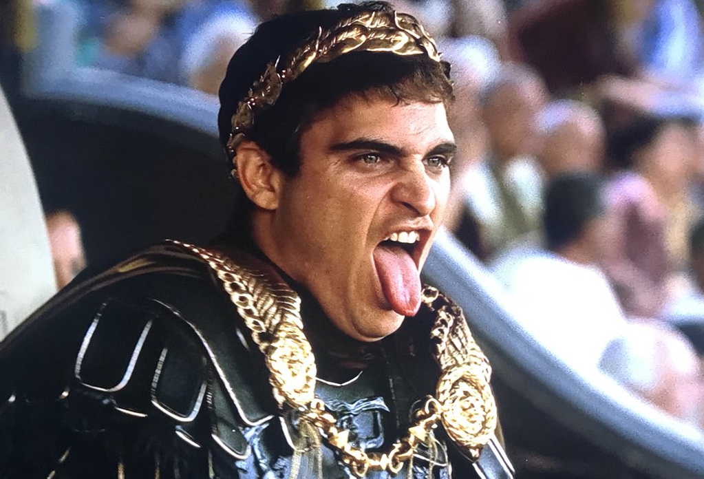 Хоакин Феникс в фильме "Гладиатор"