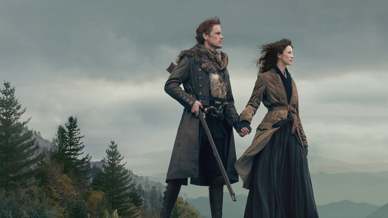 Главные герои сериала "Чужестранка"