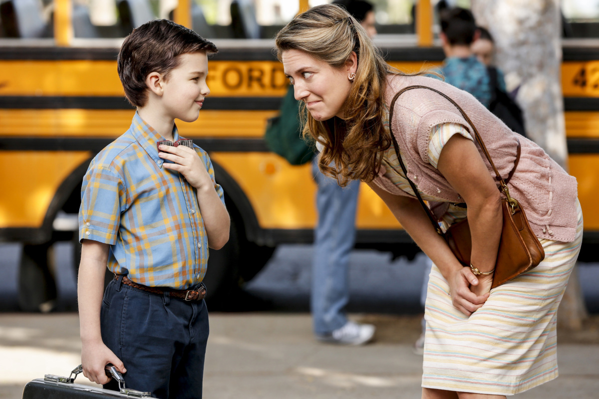 Кадр из ситкома "Детство Шелдона"