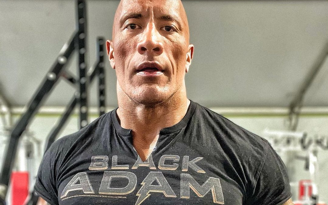 Дуэйн Джонсон на съемках "Черного Адама"