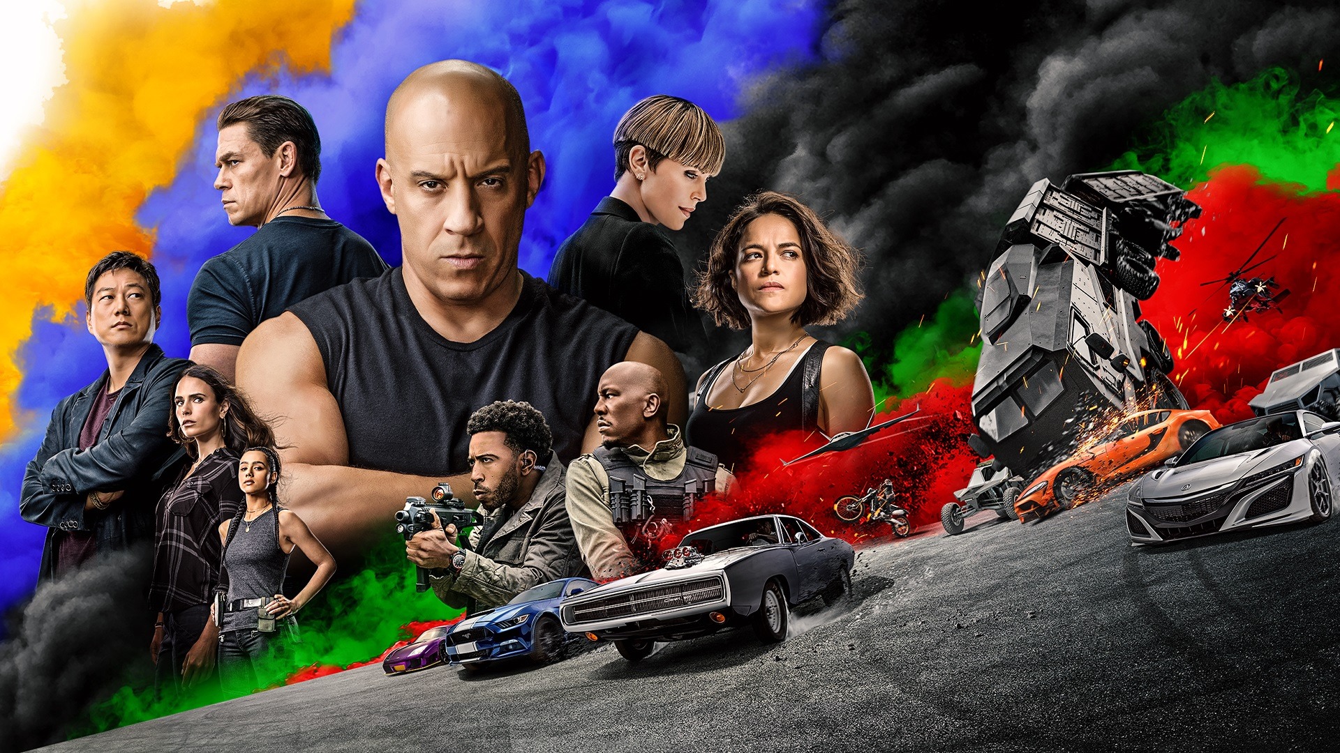 Постер девятого "Форсажа"