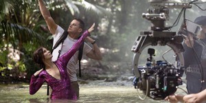 Ченнинг Таттум поделился кадром со съемок ожидаемого ромкома "Затерянный город Д".