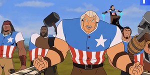 Джордж Вашингтон с бензопилой? Отпор британцам? Это все новый анимационный фильм от Netflix.