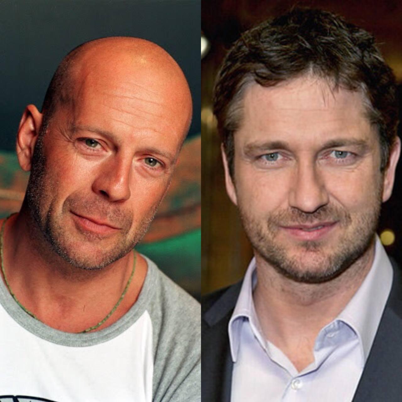 Актеры Брюс Уиллис и Джерард Батлер