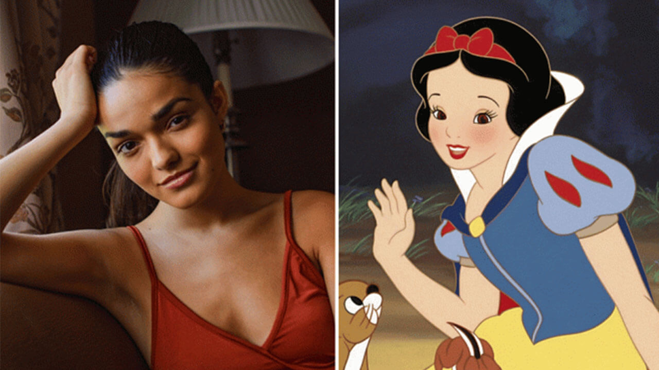 Рэйчел Зеглер и классическая диснеевская рисованная Белоснежка