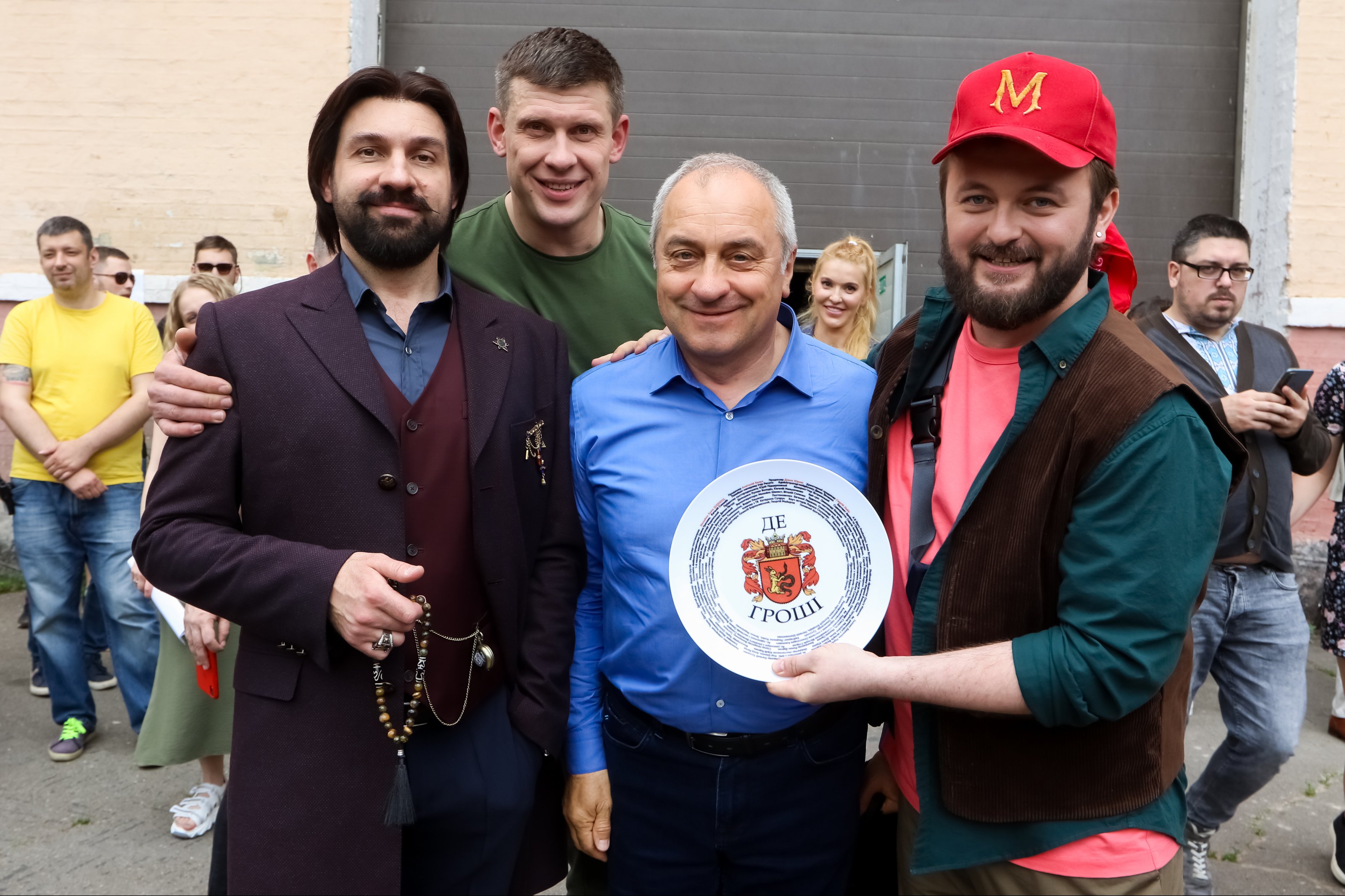 Кадр со съемок украинской комедии "Где деньги"