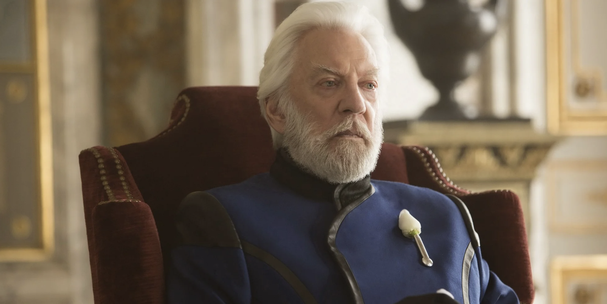 Президент Кориолан Сноу в исполнении Дональда Сазерленда