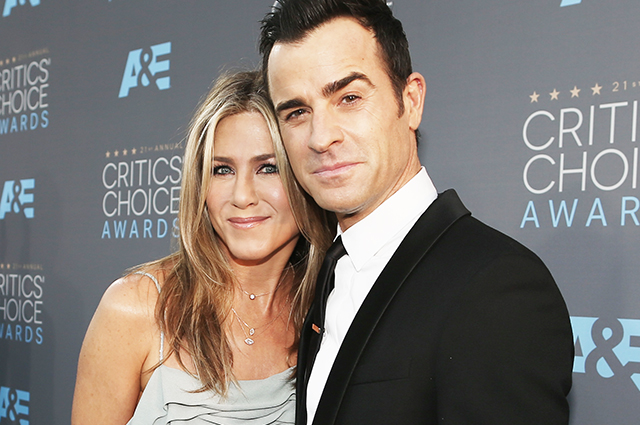 Дженнифер Энистон и Джастин Теру