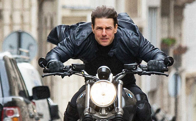 Том Круз на съемках "Миссия невыполнима"