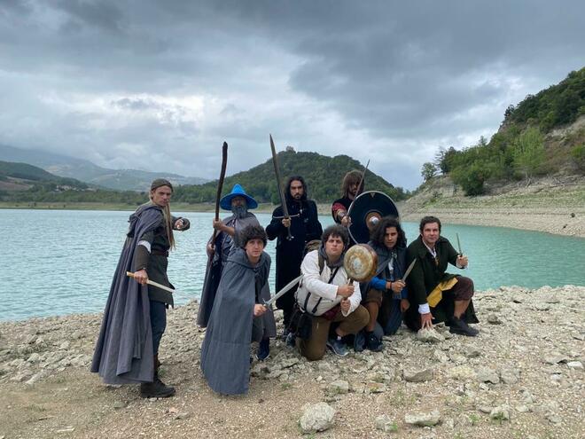 Фанаты на пути к Везувию