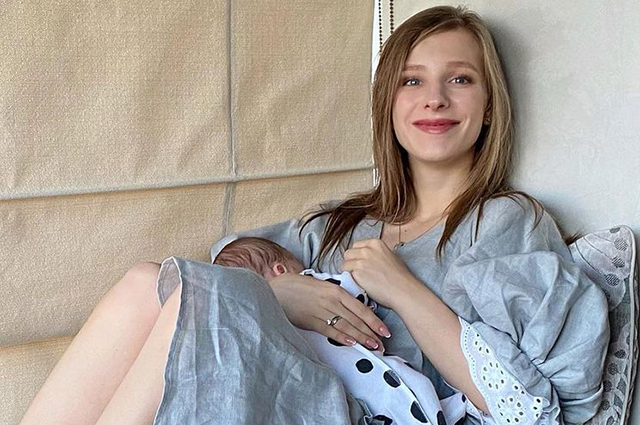 Лиза Арзамасова и её сын