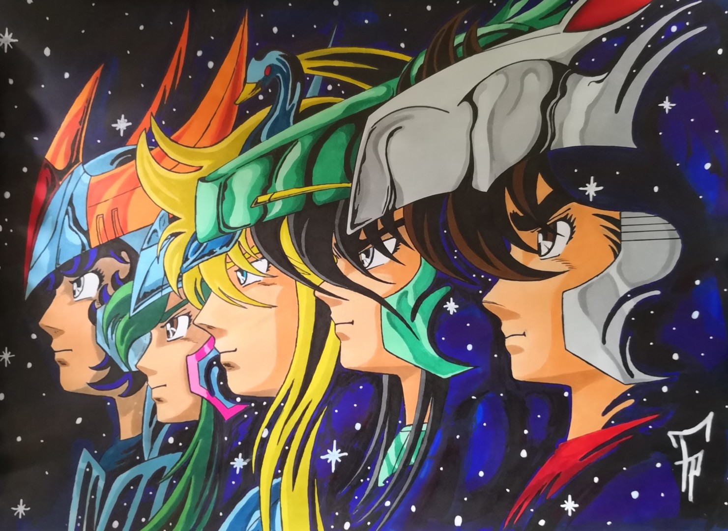 Кадр из аниме-сериала "Святой Сэйя"