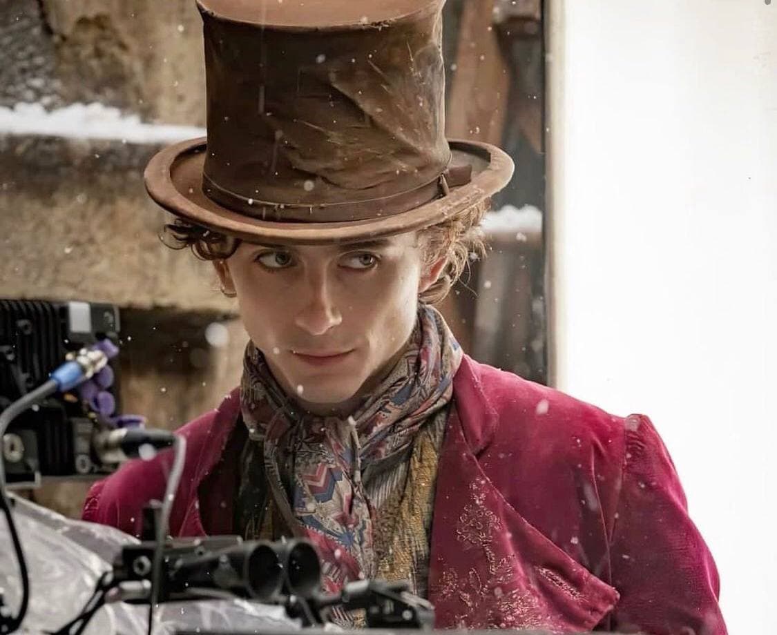 Тимоти Шамале в образе Вилли Вонка