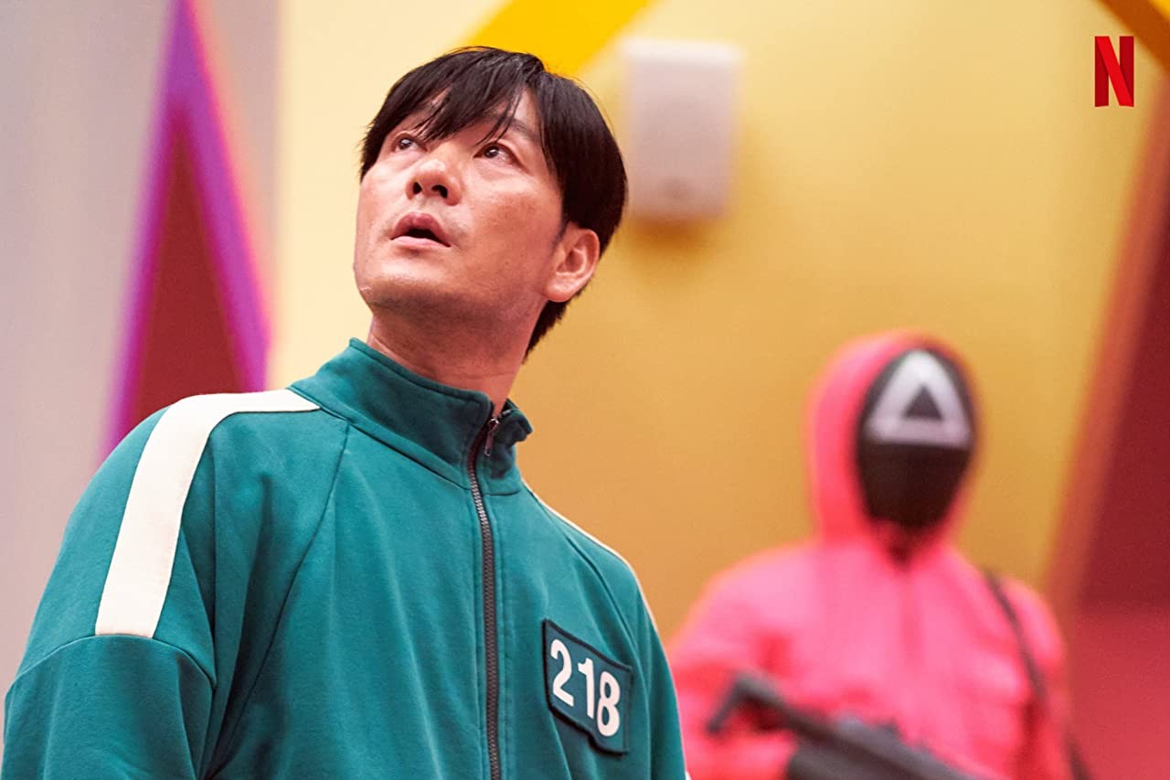 Кадр из сериала "Игра в кальмара"