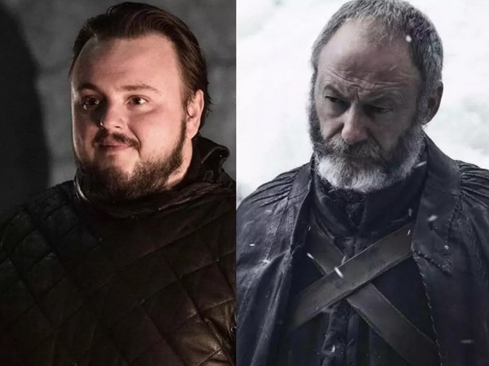 Джон Брэдли и Лиам Каннингэм в "Игре престолов"