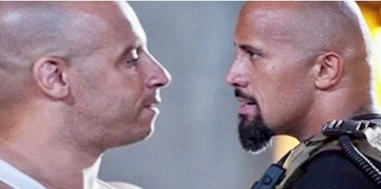 Вин Дизель и Дуэйн Джонсон