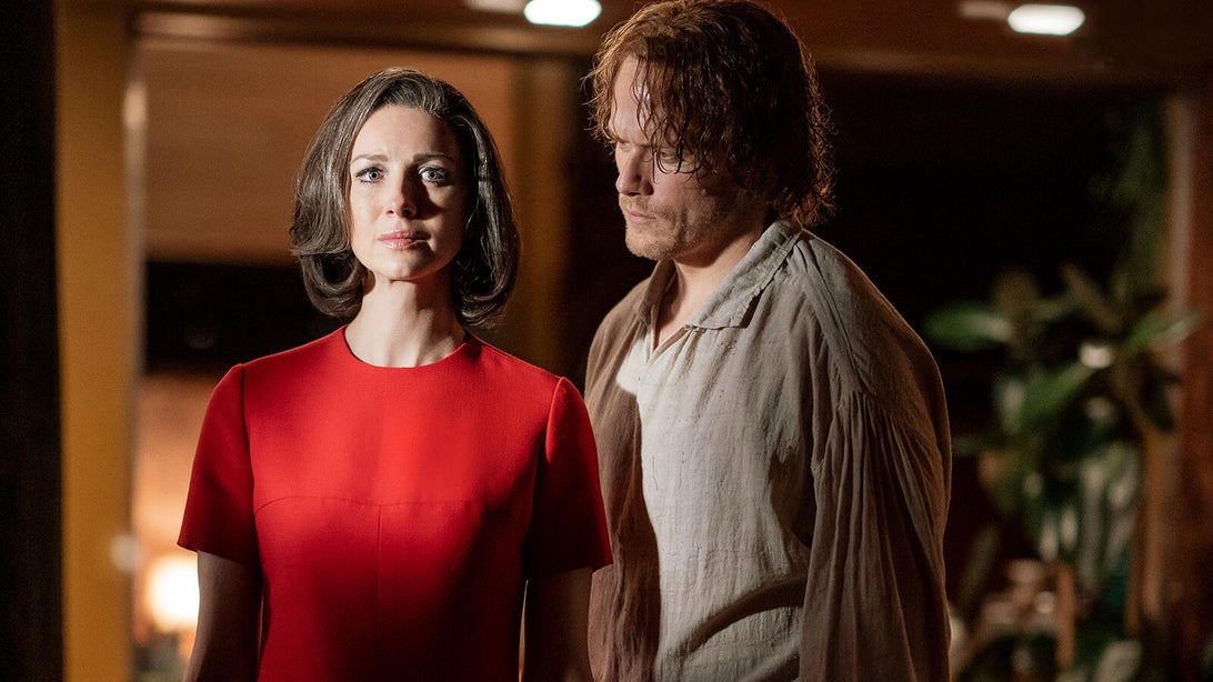 Главные герои сериала "Чужестранка"