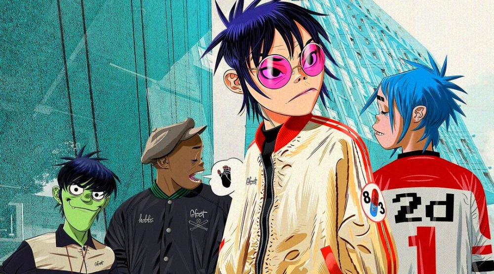 Участники группы Gorillaz