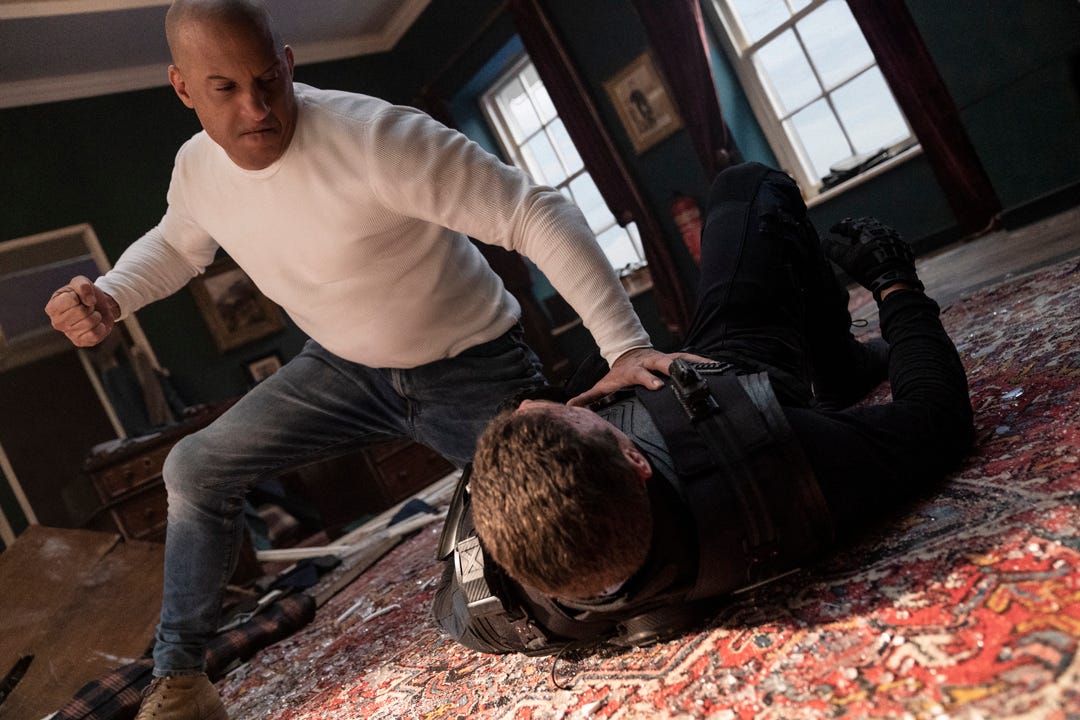 Кадр из фильма "Форсаж 9"