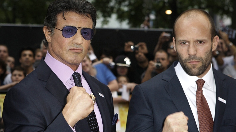 Джейсон Стетем та Сильвестр Сталлоне