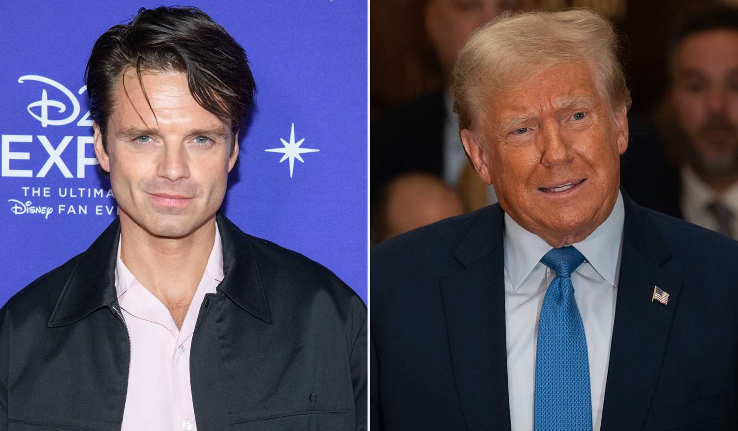 Себастьян Стан та Дональд Трамп