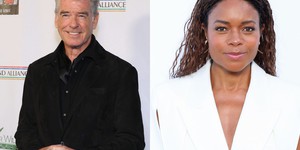 Наомі Гарріс і Пірс Броснан у загадковому шпигунському трилері "Чорна Сумка" від Стівена Содерберга Наомі Гарріс і Пірс Броснан у загадковому шпигунському трилері "Чорна Сумка" від Стівена Содерберга