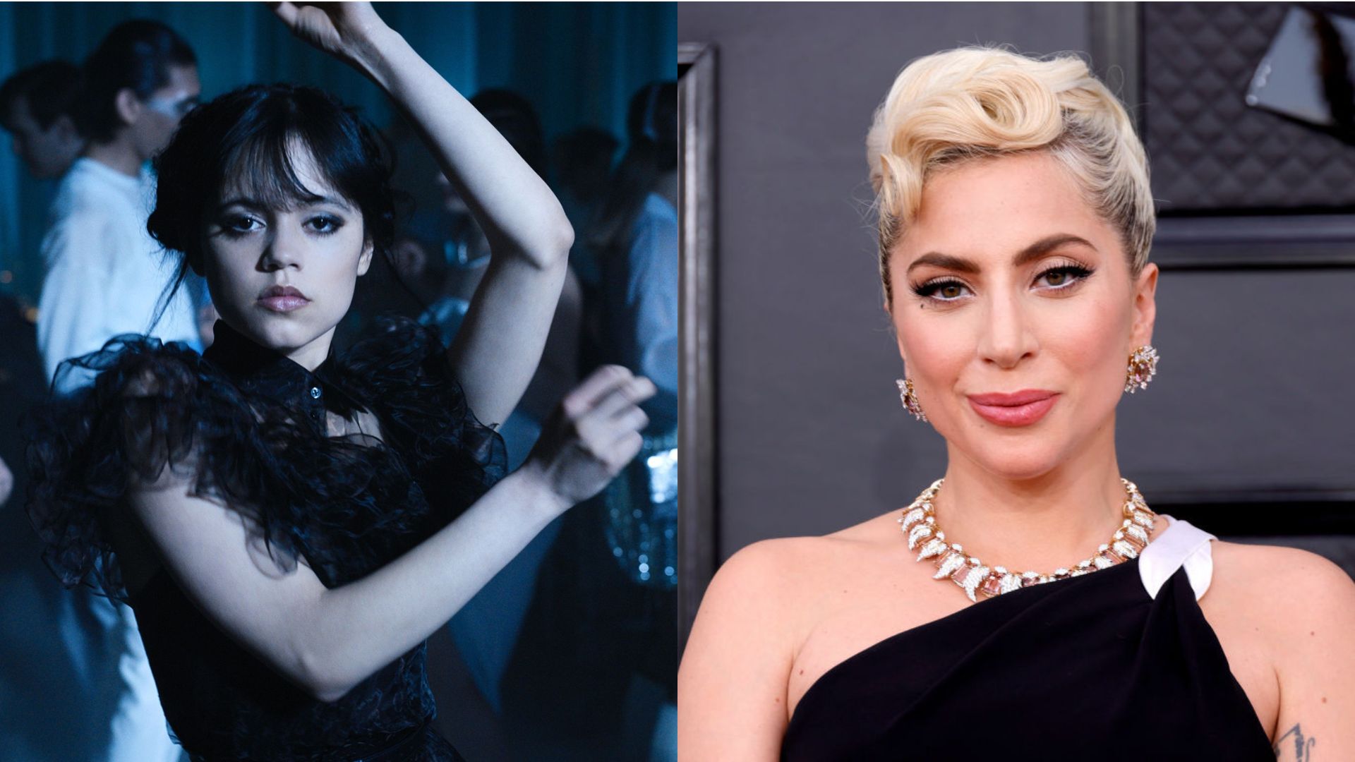 Дженна Ортега та Леді Ґага