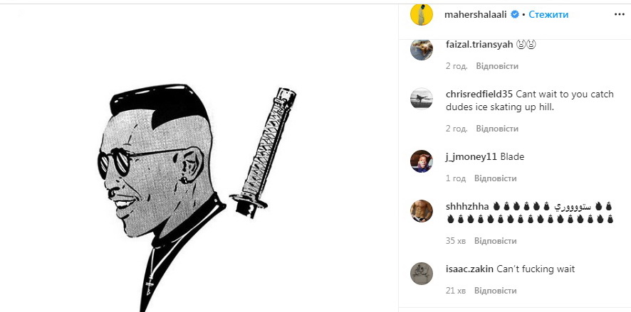 Появилось первое изображение нового Блэйда Появилось первое изображение нового Блэйда